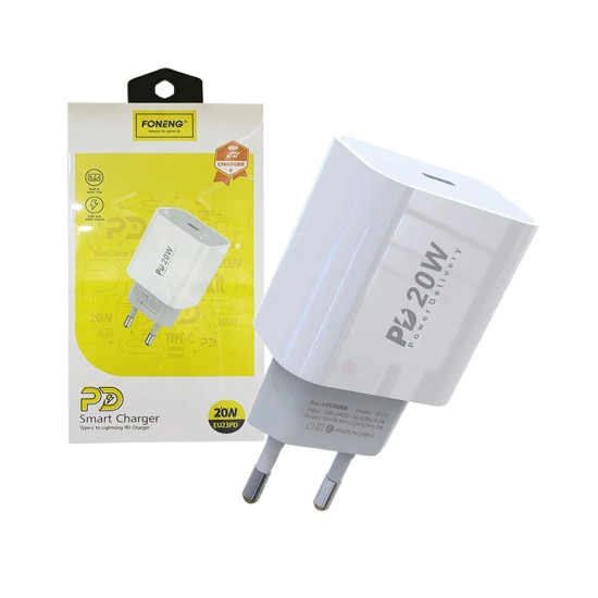 Foneng Fast Charger Adaptor EU23 PD 20W White